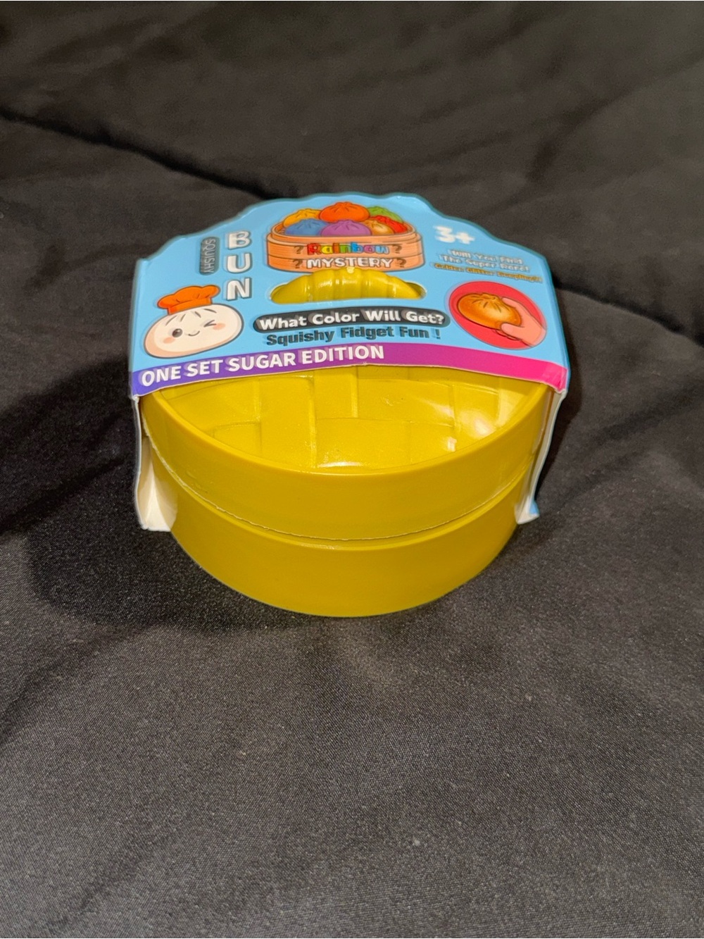 Bun Mystery Squishy Fidget Toy - Yellow
